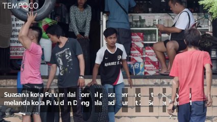 Warga Palu Mulai Kembali Beraktivitas