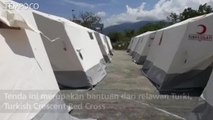 Relawan Turki Bantu 300 Tenda Bagi Korban Gempa Palu