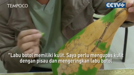 Kreasi Seni Lukisan Labu Botol