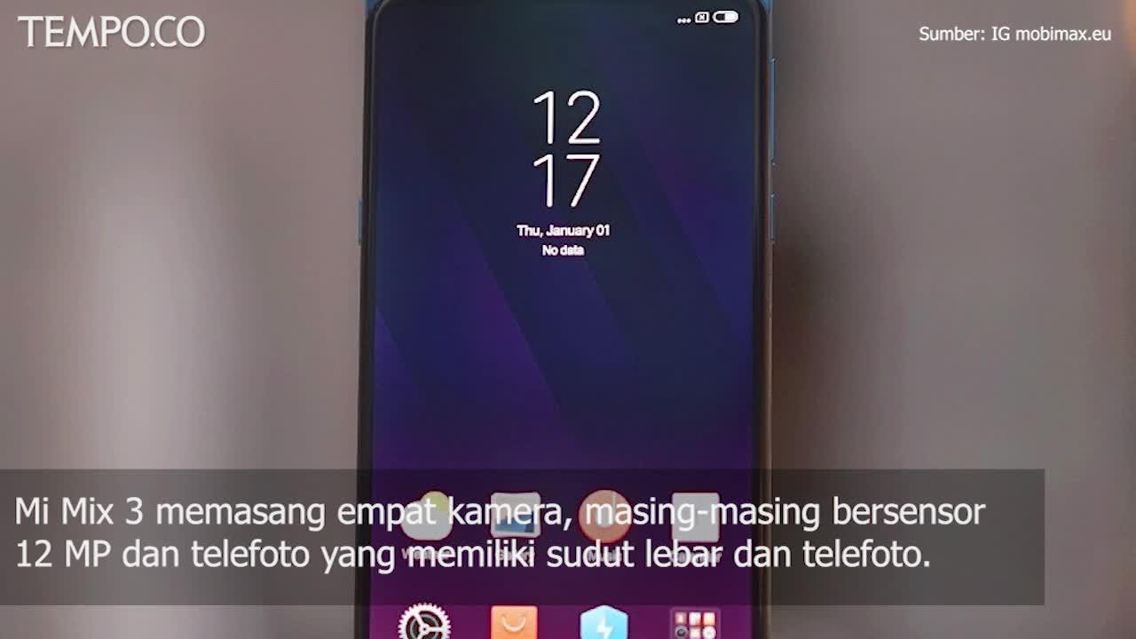 5 Keunggulan Mi Mix 3, Smartphone Flagship Terbaru dari Xiaomi