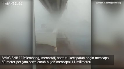 Hujan Badai di Palembang, Kompleks Jakabaring Porak Poranda