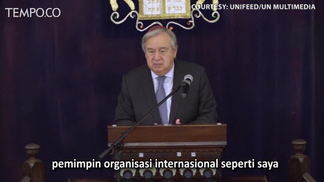 Sekjen PBB Serukan Bersatu Melawan Kebencian