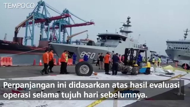 Temukan Turbin dan Ban Lion Air, Basarnas Perpanjang Masa Pencarian