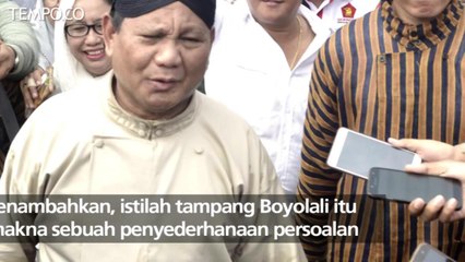 Prabowo Minta Maaf Soal Polemik Tampang Boyolali