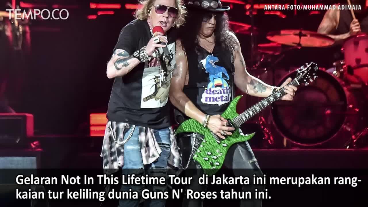 Gun N' Roses Gebrak Jakarta, Ini Penampilannya