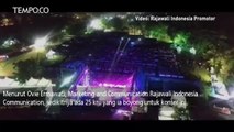 Mariah Carey Hibur Penggemarnya dalam Konser di Candi Borobudur