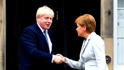 Johnson looks to improve ties on first visit to Scotland as UK PM
