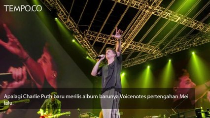 Konser Perdana di Indonesia, Charlie Puth Hibur Penggemarnya