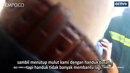 Polisi Cina Mempertaruhkan Nyawa demi Menyelamatkan Warga dari Kebakaran