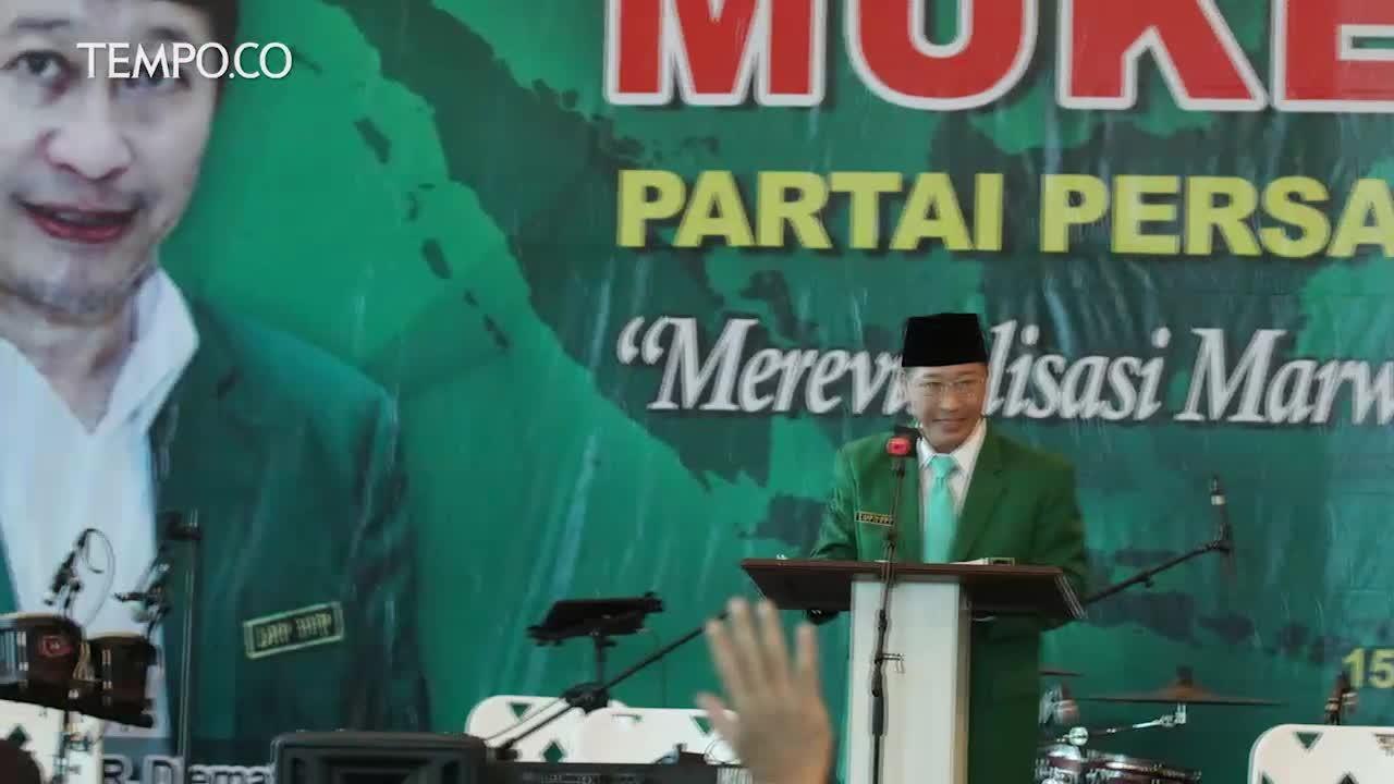 Prabowo Subianto Menerima Dukungan PPP Muktamar Jakarta