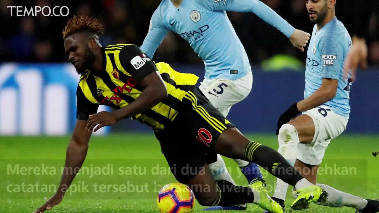 Tampil Dominan, Man City Menang Tipis dari Watford