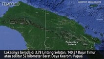 BMKG Catat Gempa di Keerom Papua Magnitudo 6,1