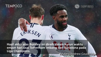 Lawan Burnley, Tottenham Unggul di Menit Akhir Pertandingan