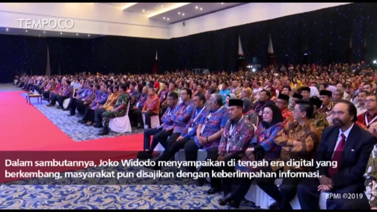 Hari Pers Nasional, Jokowi Berharap Kebebasan Pers yang Beretika