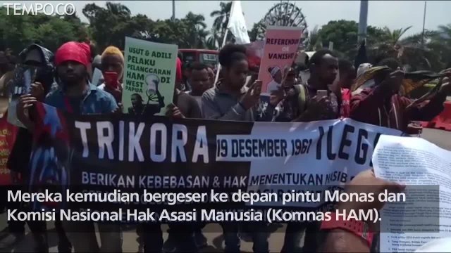 Mahasiswa Asal Papua Kukuh Tuntut Penentuan Nasib Sendiri