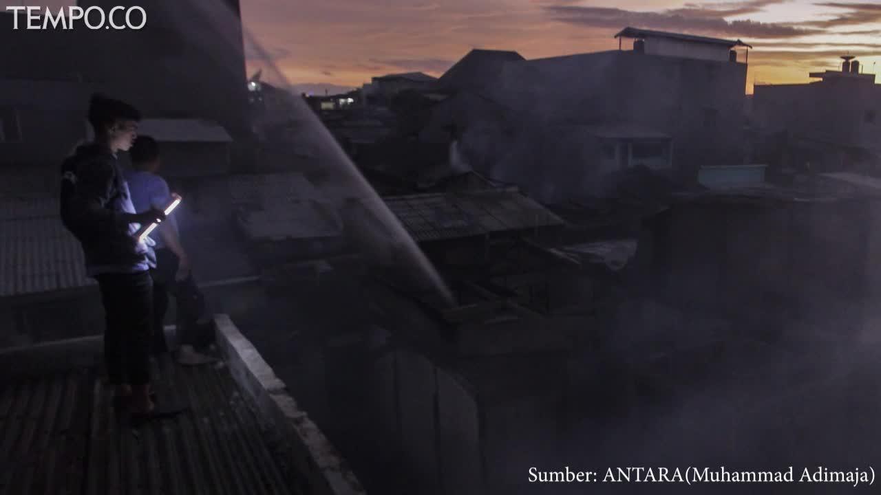 Kebakaran di Tambora, Ratusan Mengungsi, Ini Penyebabnya