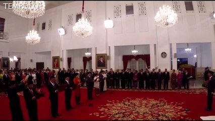 7 Anggota LPSK Baca Sumpah Jabatan di Depan Jokowi