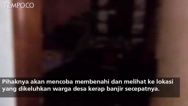 Dituding Sebabkan Desa Terendam Banjir, Ini Jawaban BSD