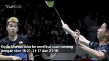 Kevin-Marcus Lolos ke Semifinal Daihatsu Indonesia Masters 2019