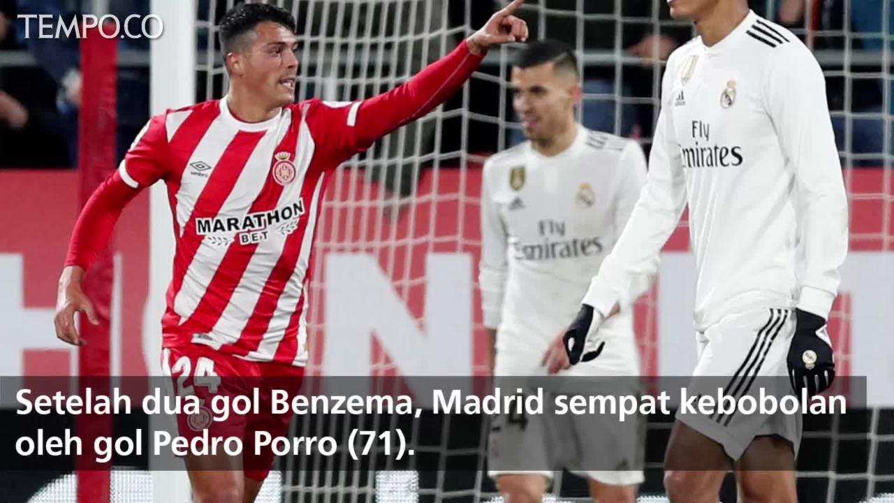 Copa del Rey: Real Madrid Tekuk Girona, Benzema Cetak Gol ke-209