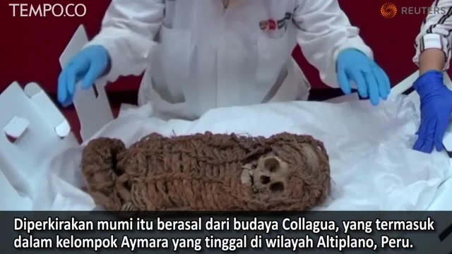 Mumi Berusia 2.000 Tahun di Peru, Begini Penampakannya