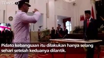 Jokowi Lantik Gubernur Jawa Timur Khofifah - Emil Dardak