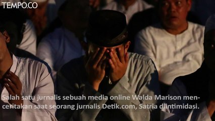 Wartawan Dianiaya Saat Munajat 212, Ini Kronologinya