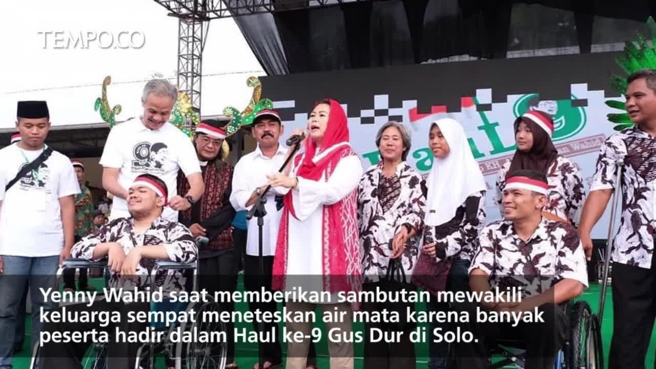Yenny Wahid Terharu Saat Peringatan Haul ke-9 Gusdur