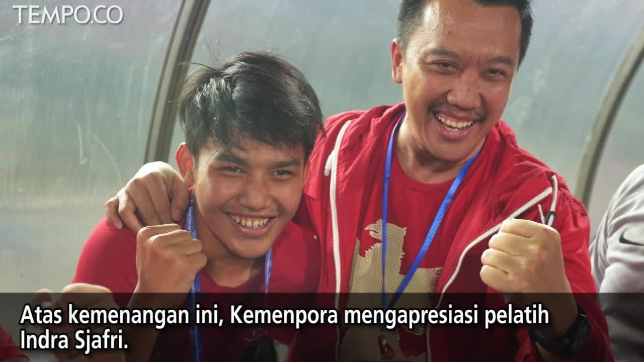 Timnas U-22 Juara AFF U-22, Indra Sjafri Dipuji Kemenpora