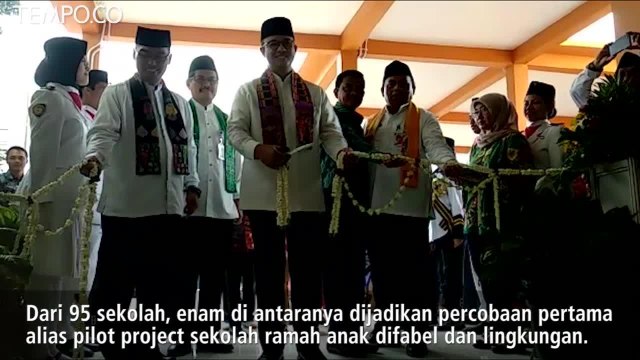 Anies Baswedan Resmikan Gedung Pendidikan