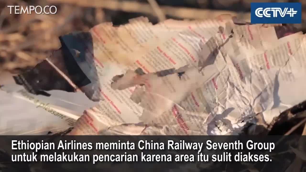 Berpacu Mencari Black Box Pesawat Ethiopian Airlines
