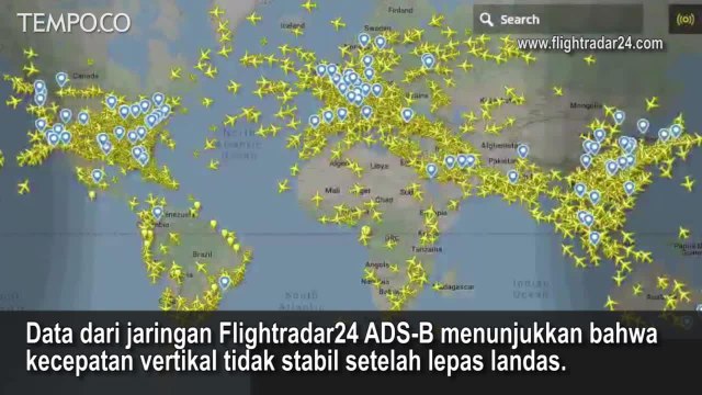 Terlacak, Ethiopian Airlines Memiliki Kecepatan Vertikal Tak Stabil