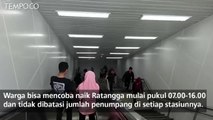 Uji Coba MRT Jakarta, 285.600 Kuota Ludes Dipesan