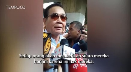 Laporan Tempo dari Thailand, Prayuth Chan-o-cha Berikan Suara
