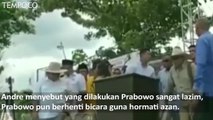 Video Prabowo Minum Kopi Saat Azan, Begini Tanggapan BPN