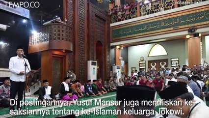 Yusuf Mansur Pilih Jokowi, dengan Tetap Mendoakan 02