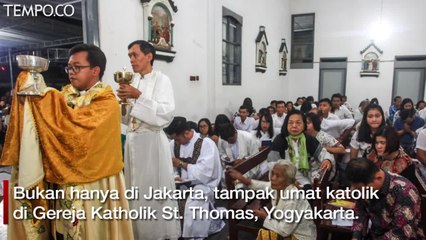 Suasana Ibadah Kamis Putih di Sejumlah Daerah