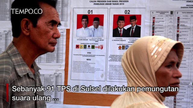 Pemungutan Suara Ulang di Sejumlah Wilayah Indonesia