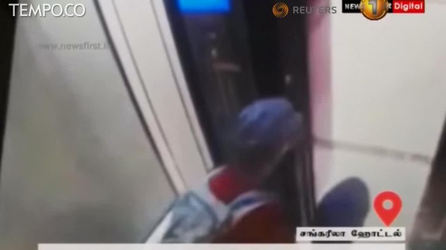 Rekaman CCTV, Gerak-Gerik 2 Pelaku Teror Masuk Hotel Sri Lanka Lalu Buuum