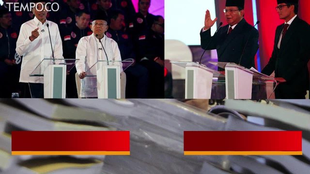 REAL COUNT KPU, SELASA PAGI JOKOWI RAIH 56,17%; PRABOWO 43,83%