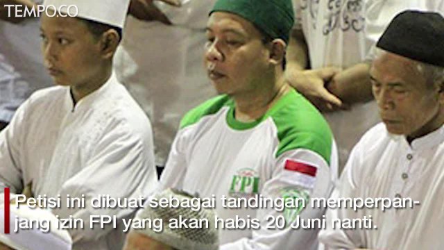 Petisi Online Dukung FPI Tembus 177.506 Netizen, Ini Kata Netizen