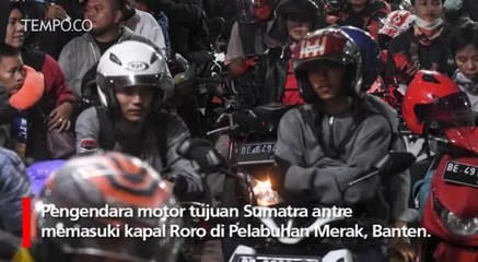 Скачать видео: Puncak Arus Mudik di Pelabuhan Merak