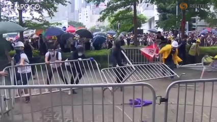 Protes Menentang RUU Ekstradisi di Hong Kong Berujung Bentrok