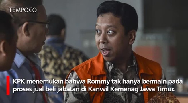 Usai Dinyatakan Sembuh, Romahurmuziy Diperiksa KPK