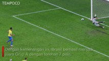Taklukkan Peru 5-0, Brasil ke Perempat Final Copa America