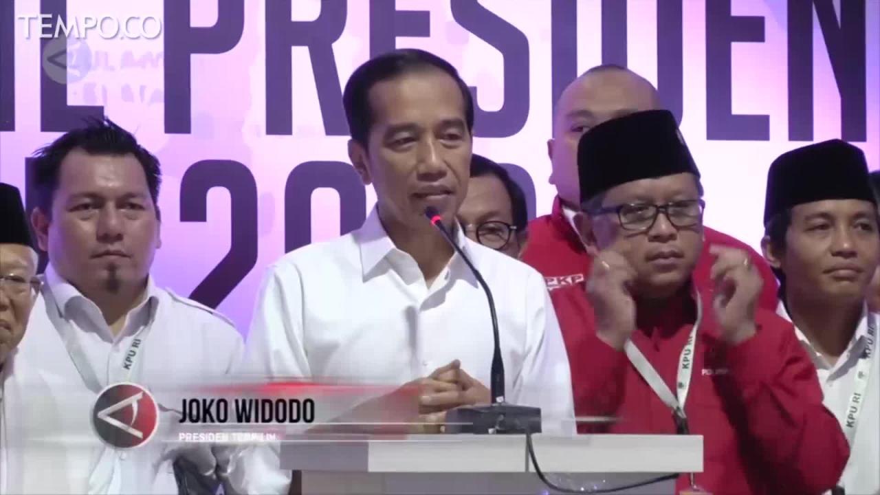 Ditetapkan KPU jadi Presiden, Jokowi Ajak Warga Kembali Kerja
