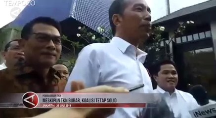 TKN Resmi Bubar, Jokowi: Koalisi Tetap Solid