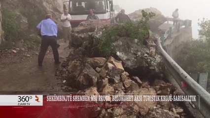 SHKËMBINJTË SHEMBEN MBI RRUGË, BLLOKOHET AKSI TURISTIK KRUJË SARISALLTIK