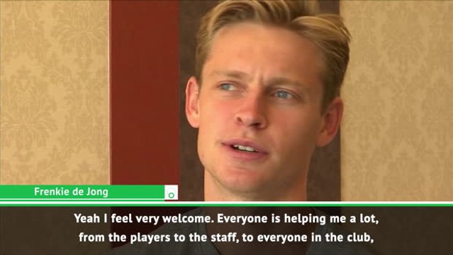 I feel like I'm settling in at Barca - de Jong