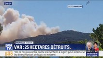 À Saint-Mandrier, le feu est maîtrisé, mais 25 hectares sont partis en fumée